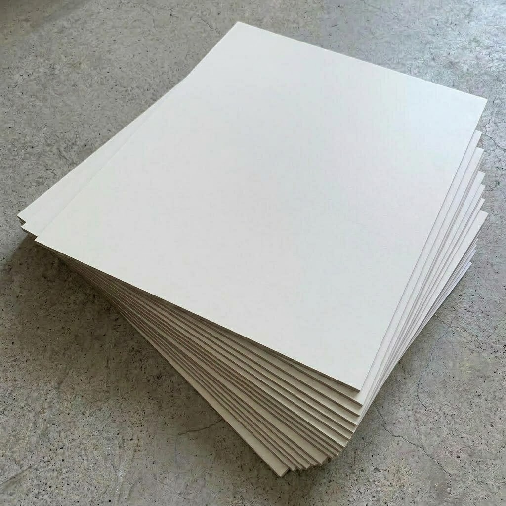 Fehér HDF 3mm (egy oldalon) 50x50 cm 20 db